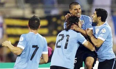 Lượt đi vòng play-off World Cup 2014: Jordan thua Uruguay 0 - 5
