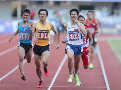SEA Games 27, ngày 19-12: Điền kinh đoạt 5 HCV, Việt Nam giữ vị trí thứ 2 ảnh 2 SEA Games 27, ngày 19-12: Điền kinh đoạt 5 HCV, Việt Nam giữ vị trí thứ 2 ảnh 2