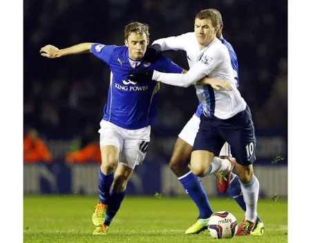 Edin Dzeko (phải, Man.City) luôn chơi tốt ở các giải đấu cúp. Edin Dzeko (phải, Man.City) luôn chơi tốt ở các giải đấu cúp.