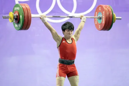 Lực sĩ Quốc Toàn tại Olympic London 2012. Ảnh: Chi Bảo Lực sĩ Quốc Toàn tại Olympic London 2012. Ảnh: Chi Bảo