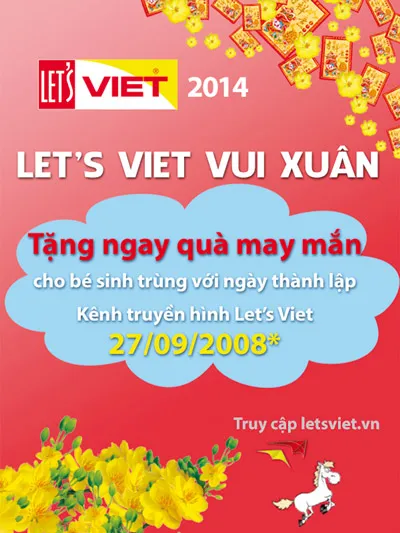 Let's Viet vui xuân