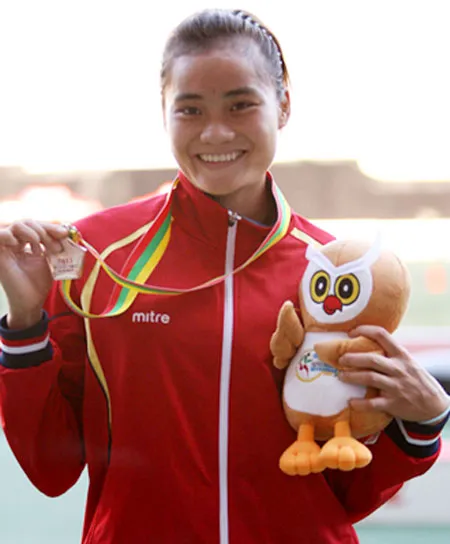 Quách Thị Lan tại SEA Games 27 vừa qua