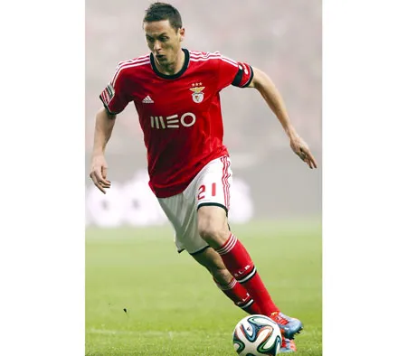 Nemanja Matic trong màu áo Benfica. Nemanja Matic trong màu áo Benfica.
