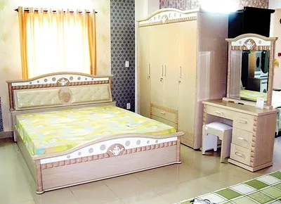 Bộ phòng ngủ xinh xắn tạo cảm giác thoải mái cho giấc ngủ Bộ phòng ngủ xinh xắn tạo cảm giác thoải mái cho giấc ngủ