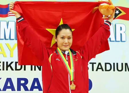 Võ sĩ karatedo Nguyễn Hoàng Ngân vẫn không có tên trong danh sách bầu chọn VĐV tiêu biểu năm nay dù đã có sự quay lại ấn tượng sau chấn thương nặng. Ảnh: Dũng Phương