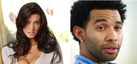 Alice Goodwin và tiền vệ Jermaine Pennant