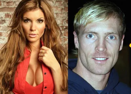 Tiền vệ người Thụy Điển Christian Wilhelmsson có sự động viên rất lớn từ cô vợ Oksana Anderson