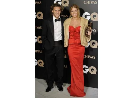 Diego Forlan và Zaira Nara