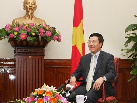 Deputy Prime Minister and Minister of Foreign Affairs Pham Binh Minh. — Photo Phuong Hoa Deputy Prime Minister and Minister of Foreign Affairs Pham Binh Minh. — Photo Phuong Hoa