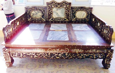 Tran Trinh Huy's bed (Photo: SGGP) Tran Trinh Huy's bed (Photo: SGGP)
