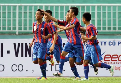 Đội bóng trẻ của lò đào tạo PVF.