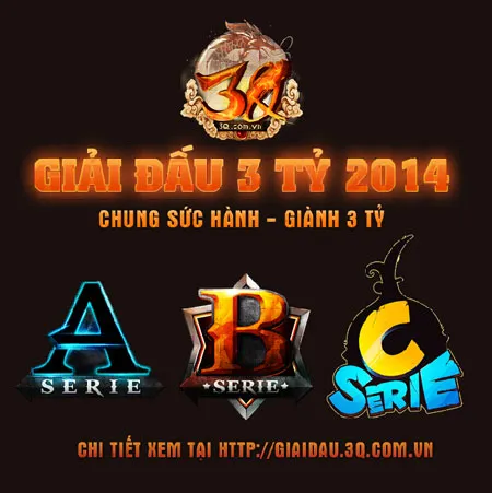 “Giải Đấu 3Tỷ 2014” có tiền thưởng lớn nhất ViệtNam