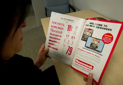 Newsweek khôi phục bản in ở Mỹ và châu Âu