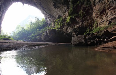 En Cave in Phong Nha—Ke Bang National Park (Photo: Sggp) En Cave in Phong Nha—Ke Bang National Park (Photo: Sggp)