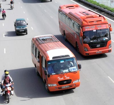 The Ministry of Transport will tighten automobile transport services (Photo: SGGP) The Ministry of Transport will tighten automobile transport services (Photo: SGGP)