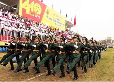 Parade at the ceremony (Photo:SGGP) Parade at the ceremony (Photo:SGGP)