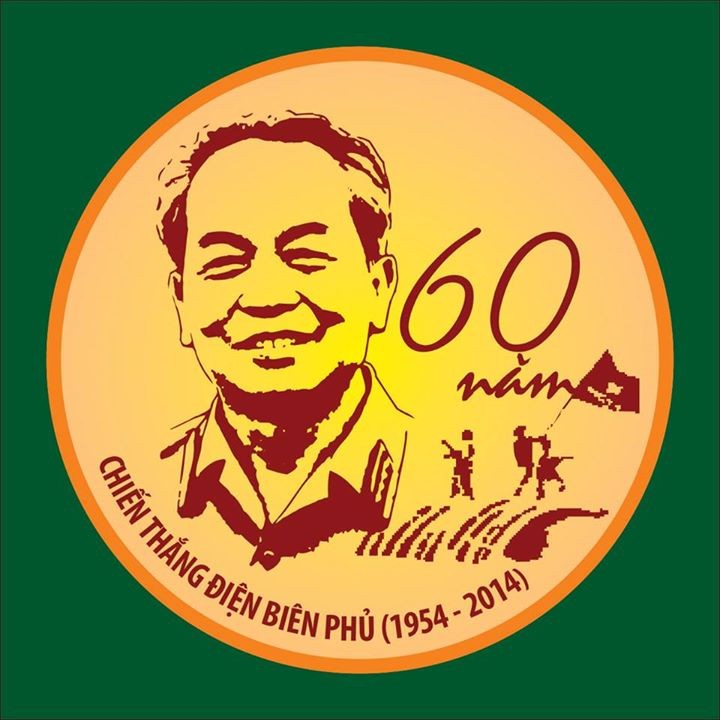 A badge with General Vo Nguyen Giap's image. A badge with General Vo Nguyen Giap's image.