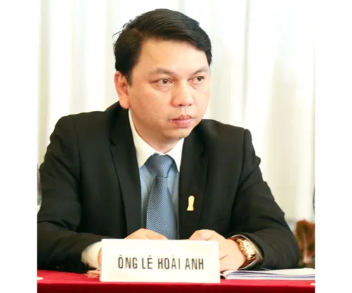 °Ông Lê Hoài Anh chính thức giữ chức vụ Tổng thư ký thay ông Ngô Lê Bằng. Ảnh: Hoàng Hùng °Ông Lê Hoài Anh chính thức giữ chức vụ Tổng thư ký thay ông Ngô Lê Bằng. Ảnh: Hoàng Hùng