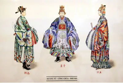 Thích thú với bộ tranh “Đại lễ phục triều đình An Nam” ảnh 3