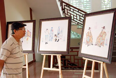 Thích thú với bộ tranh “Đại lễ phục triều đình An Nam”