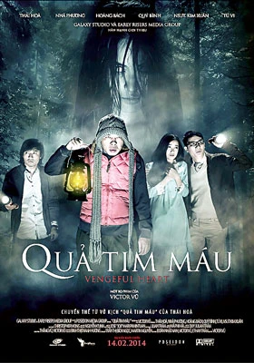 Poster phim Quả tim máu. Poster phim Quả tim máu.