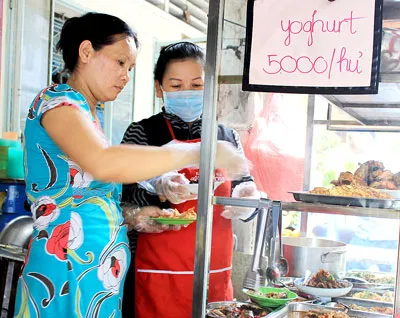 Mô hình thức ăn đường phố hợp vệ sinh