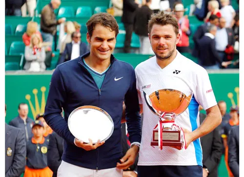 Đây là lần thứ 2 Wawrinka đánh bại Roger Federer trong 15 lần gặp nhau. Ảnh: AP Đây là lần thứ 2 Wawrinka đánh bại Roger Federer trong 15 lần gặp nhau. Ảnh: AP