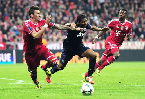 Mario Mandzukic (trái), chân sút tốt nhất của Bayern Munich trong mùa này. Mario Mandzukic (trái), chân sút tốt nhất của Bayern Munich trong mùa này.