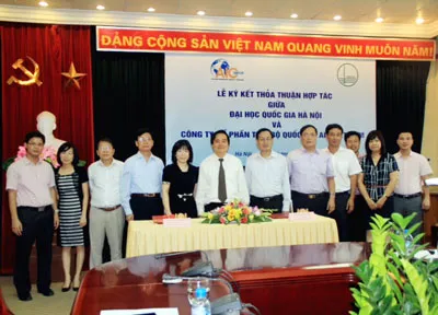 Lễ ký kết giữa AIC với Đài truyền hình Việt Nam và Đài truyền hình EBC Lễ ký kết giữa AIC với Đài truyền hình Việt Nam và Đài truyền hình EBC