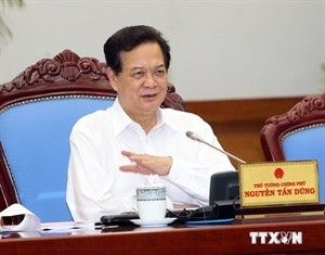 Prime Minister Nguyen Tan Dung chairs the cabinet's May meeting (Photo: VNA) Prime Minister Nguyen Tan Dung chairs the cabinet's May meeting (Photo: VNA)