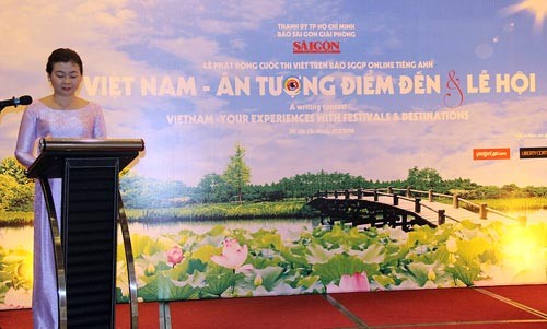 Vice Editor in chief Ly Viet Trung at the ceremony Vice Editor in chief Ly Viet Trung at the ceremony