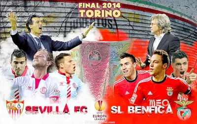 Cuộc đối đầu hứa hẹn hấp dẫn giữa Benfica - Sevilla.