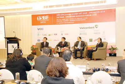 Vietcombank đồng hành cùng Diễn đàn doanh nghiệp Việt Nam – Singapore 2014