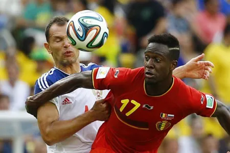 Divock Origi là phát hiện thú vị của HLV Marc Wilmots. Divock Origi là phát hiện thú vị của HLV Marc Wilmots.