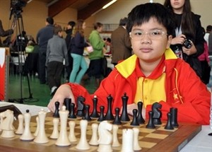 Nguyen Anh Khoi won a gold medal at the blitz event in the U12 category at the Asian Youth Chess Championship. Nguyen Anh Khoi won a gold medal at the blitz event in the U12 category at the Asian Youth Chess Championship.