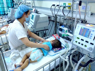 Children are being treated in the National Pediatrics Hospital in(Photo: SGGP) Children are being treated in the National Pediatrics Hospital in(Photo: SGGP)