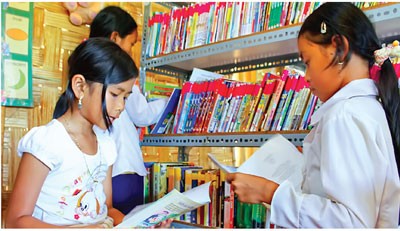 Library in Gia Bac Disadvantaged Commune, in Di Linh District of the central province of Lam Dong (Photo: Dau Tu Tai Chinh) Library in Cat Van Commune , in Thanh Chuong District of the central province of Nghe An contributed by people in the country (Photo: Dau Tu Tai Chinh) Library in Gia Bac Disadvantaged Commune, in Di Linh District of the central province of Lam Dong (Photo: Dau Tu Tai Chinh) Library in Cat Van Commune , in Thanh Chuong District of the central province of Nghe An contributed by people in the country (Photo: Dau Tu Tai Chinh)