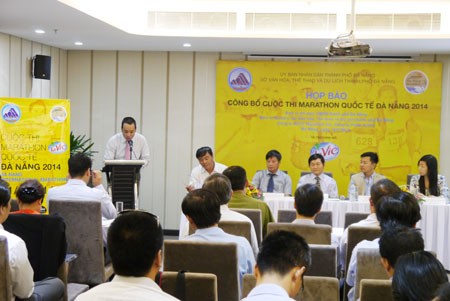 The press conference of the 2014 Da Nang International Marathon (Photo:SGGP) The press conference of the 2014 Da Nang International Marathon (Photo:SGGP)