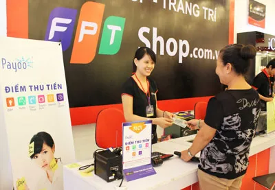 Một điểm đóng tiền của Payoo tại cửa hàng FPT Shop Một điểm đóng tiền của Payoo tại cửa hàng FPT Shop