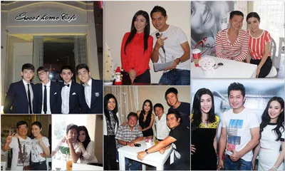 Uyên Trang cùng những khách mời giám khảo ở các cuộc thi hát “Sweet home”. Ảnh: T.L.