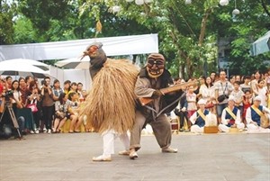 Masks used in traditional Talchum dance are displayed at the museum (Photo: VNA) Masks used in traditional Talchum dance are displayed at the museum (Photo: VNA)