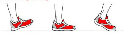 Các động tác tiếp đất của chân giúp không gây chấn động khớp cổ chân, gây đau gót chân và vùng đầu gối.