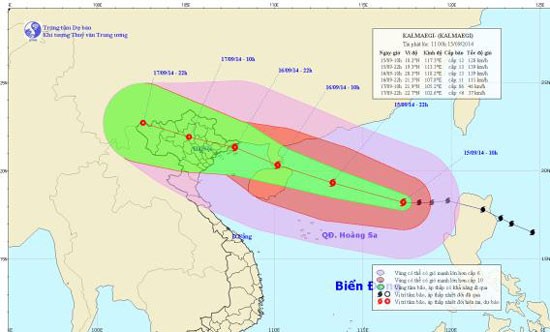 Storm ‘Kalmaegi’ enters East Sea ảnh 1 Storm ‘Kalmaegi’ enters East Sea ảnh 1