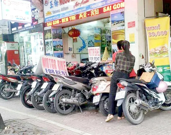 Dịch vụ cho người nước ngoài thuê xe máy chưa ổn