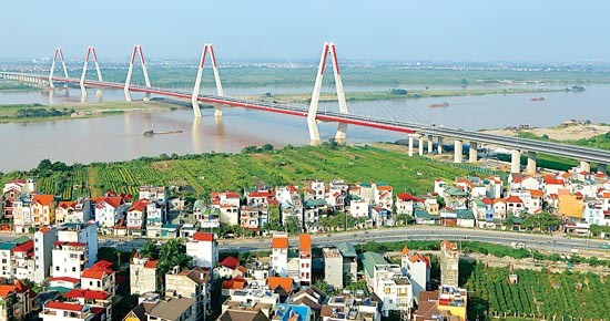 Nhat Tan Bridge- The longest cable stayed bridge in Vietnam (Photo:SGGP) Lotte Tower is located in center of Ha Noi (Photo:SGGP) The Capital’s streets were decorated striking colors to mark the 60th anniversary of Ha Noi’s Liberation Day (Photo:SGGP) Crowded international tourists in Ha Noi’s streets (Photo:SGGP) Canon factory’s workers in Thang Long Industrial Park (Photo:SGGP) Cat Linh - Ha Dong urban railway (Photo:SGGP) Nhat Tan Bridge- The longest cable stayed bridge in Vietnam (Photo:SGGP) Lotte Tower is located in center of Ha Noi (Photo:SGGP) The Capital’s streets were decorated striking colors to mark the 60th anniversary of Ha Noi’s Liberation Day (Photo:SGGP) Crowded international tourists in Ha Noi’s streets (Photo:SGGP) Canon factory’s workers in Thang Long Industrial Park (Photo:SGGP) Cat Linh - Ha Dong urban railway (Photo:SGGP)