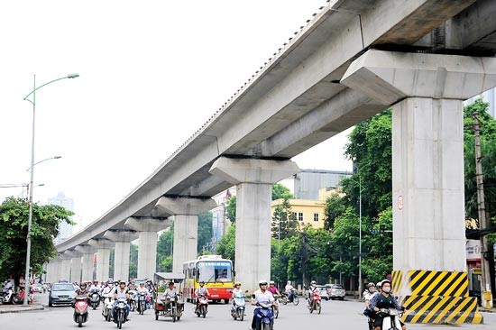 Cat Linh - Ha Dong urban railway (Photo:SGGP) Cat Linh - Ha Dong urban railway (Photo:SGGP)