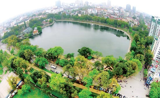 Hanoi's view looked from above (Photo:SGGP) Hanoi's view looked from above (Photo:SGGP)