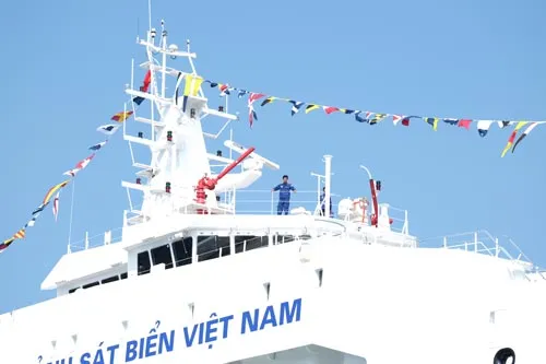 Hạ thủy tàu Cảnh sát biển hiện đại nhất Việt Nam ảnh 2 Hạ thủy tàu Cảnh sát biển hiện đại nhất Việt Nam ảnh 2