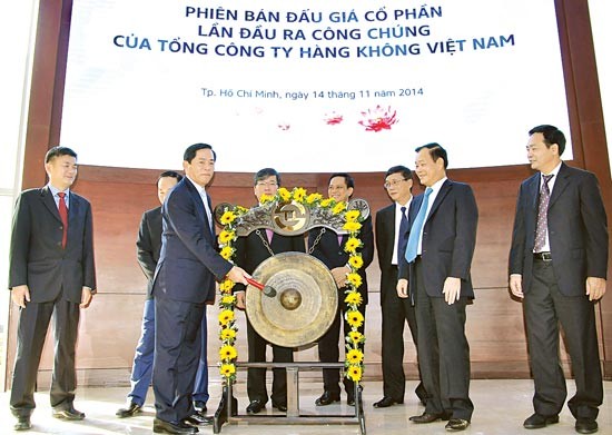 IPO launching ceremony of Vietnam Airlines on November 14 (Photo: SGGP) IPO launching ceremony of Vietnam Airlines on November 14 (Photo: SGGP)