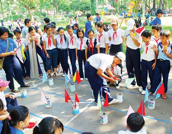 Students particpate into an extra activities(Photo: SGGP) Students particpate into an extra activities(Photo: SGGP)